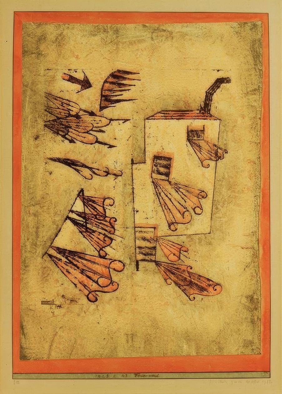 Yangın rüzgarı by Paul Klee