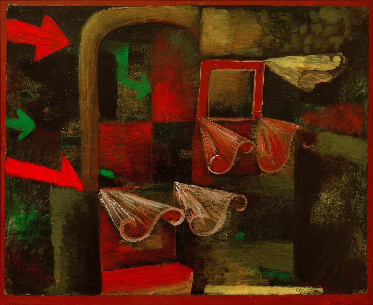 Yangın rüzgarı by Paul Klee
