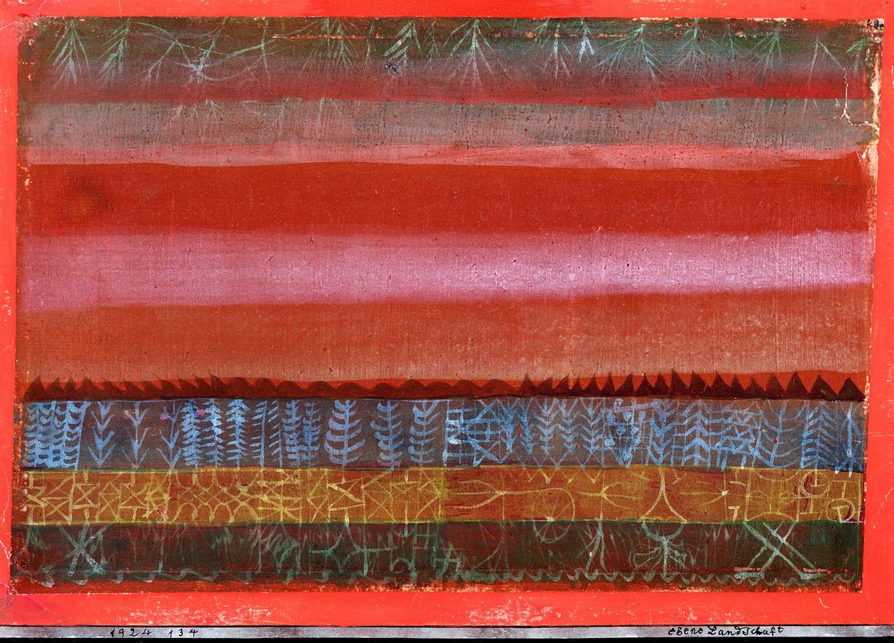Düz Manzara by Paul Klee