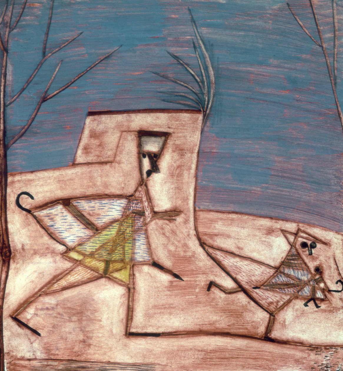 Kaçan Çocuklar by Paul Klee