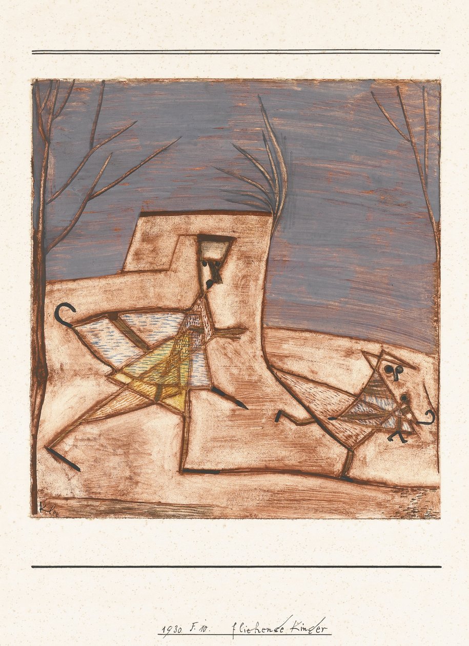 Kaçan çocuklar Kaçan çocuklar, 1930 by Paul Klee