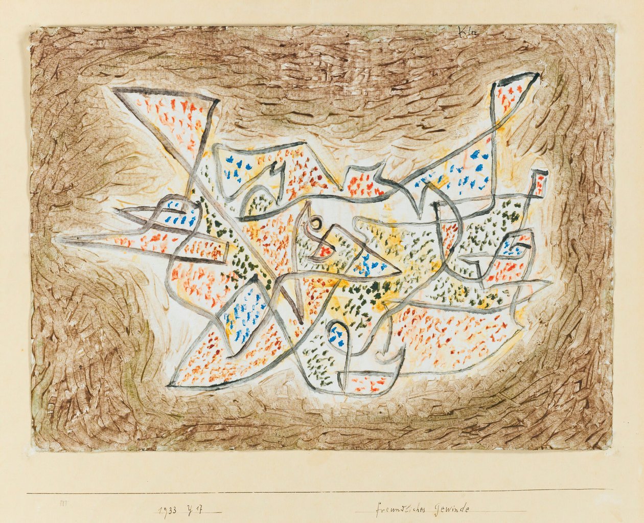 Dost Menderes, 1933. by Paul Klee