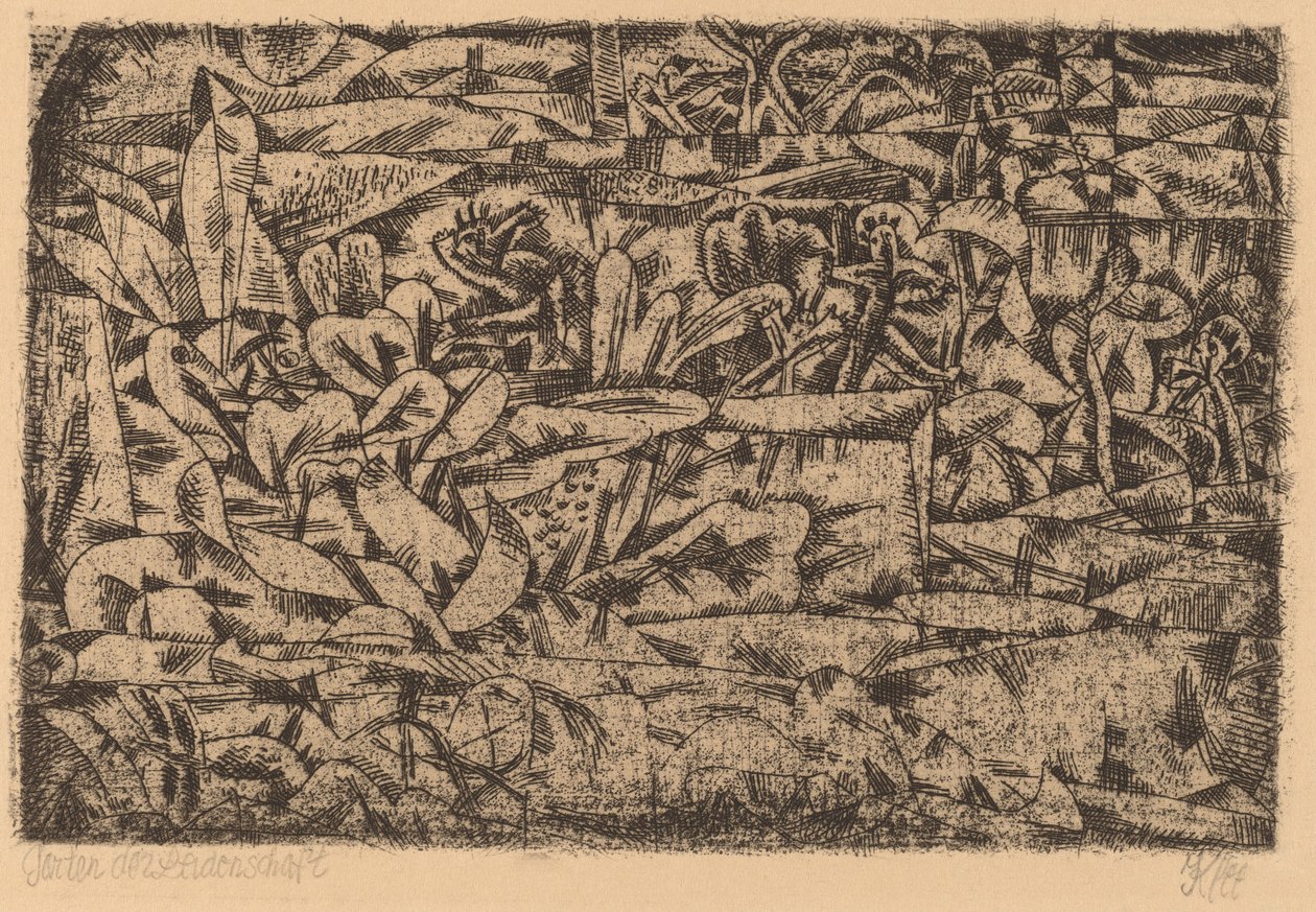 Tutku Bahçesi by Paul Klee