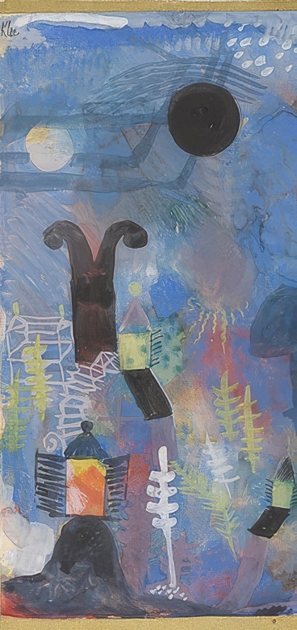 Bahçe. 1918 by Paul Klee