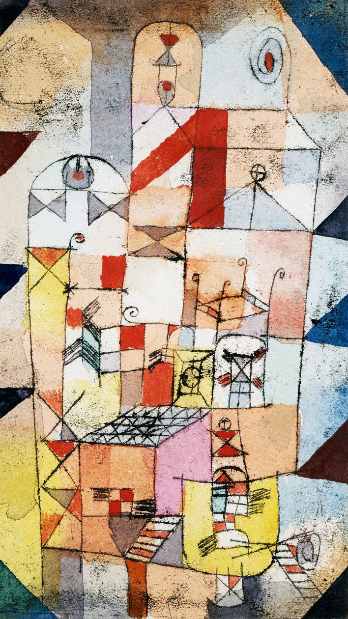 Evin içi, 1919 dolayları by Paul Klee