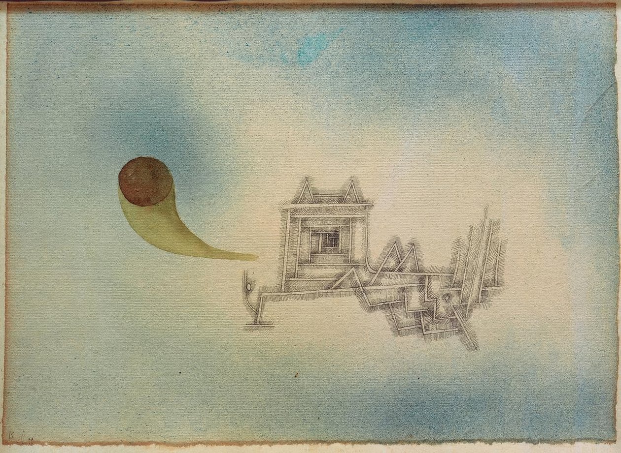 Jagdpavillon by Paul Klee