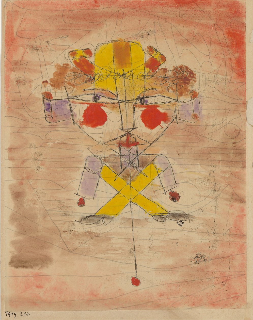 Zıplayan Jack, 1919. by Paul Klee