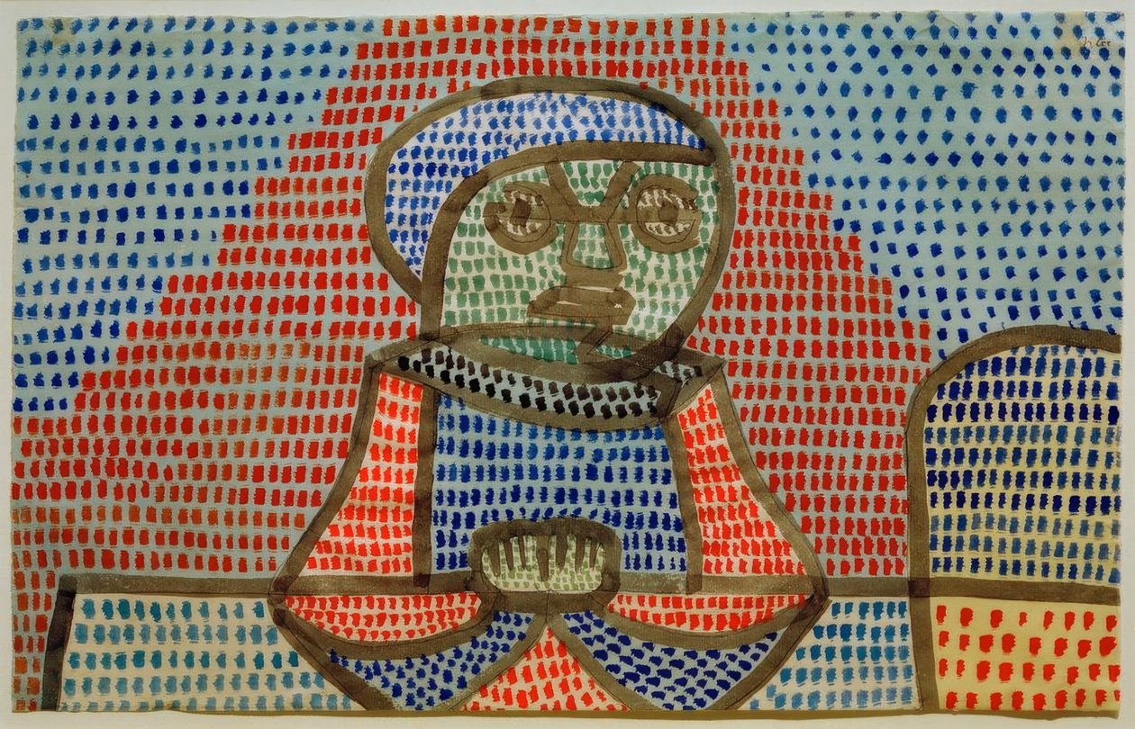 çocuk masada by Paul Klee