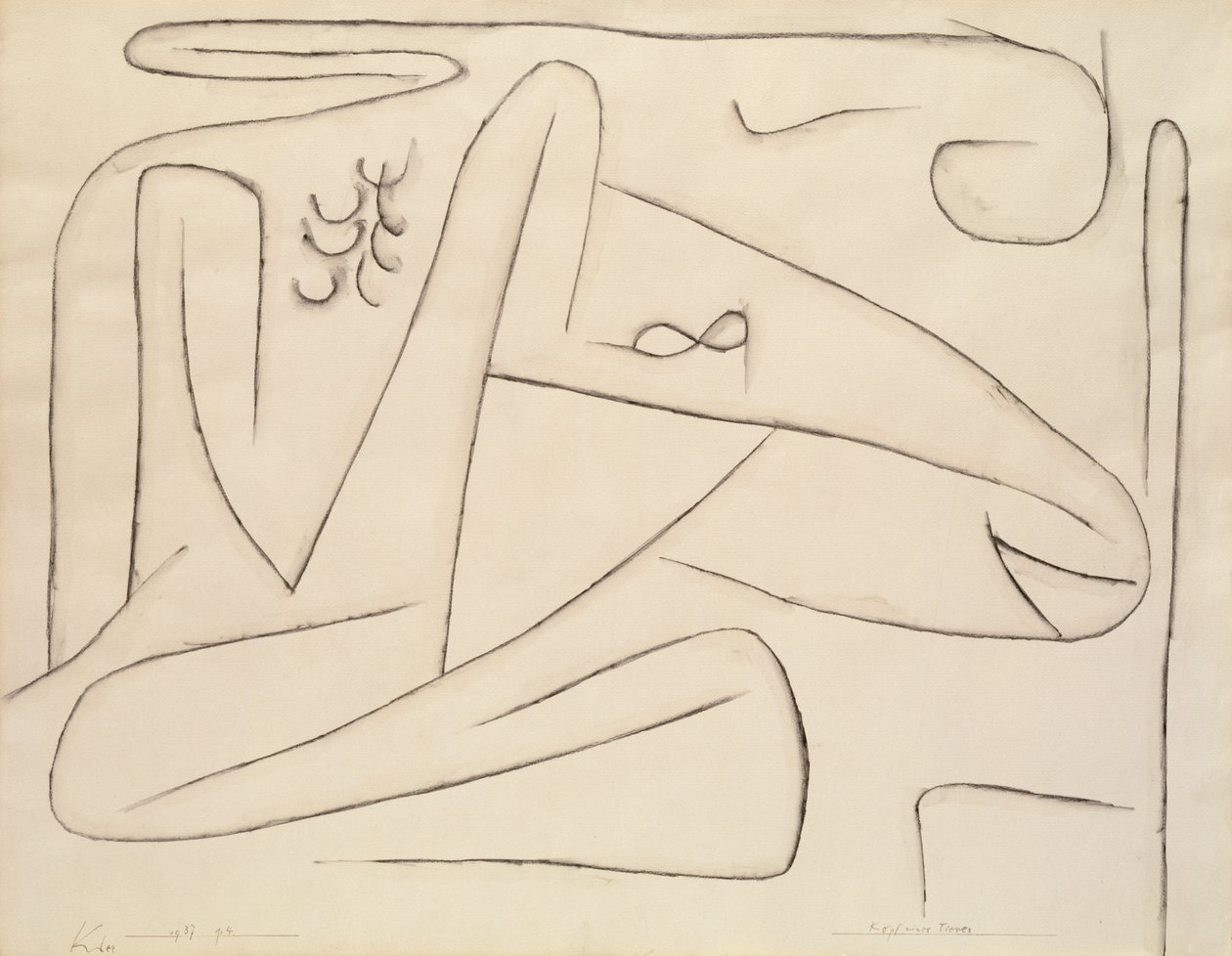 Bir Hayvanın Başkanı by Paul Klee