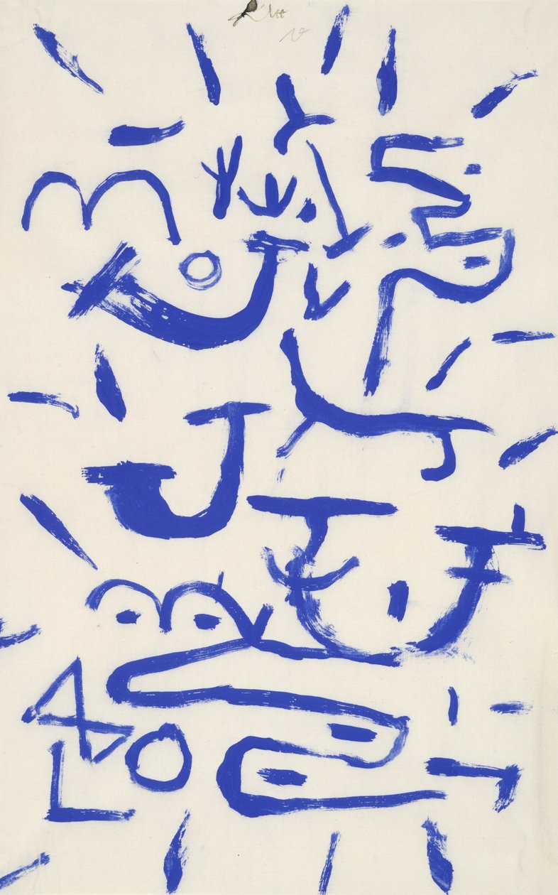 Sürüngen ve Tırmanıcı by Paul Klee