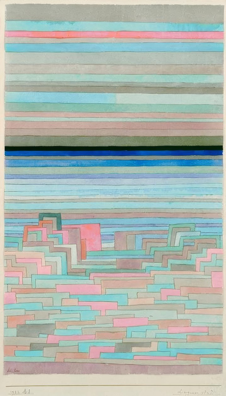 lagün şehir by Paul Klee