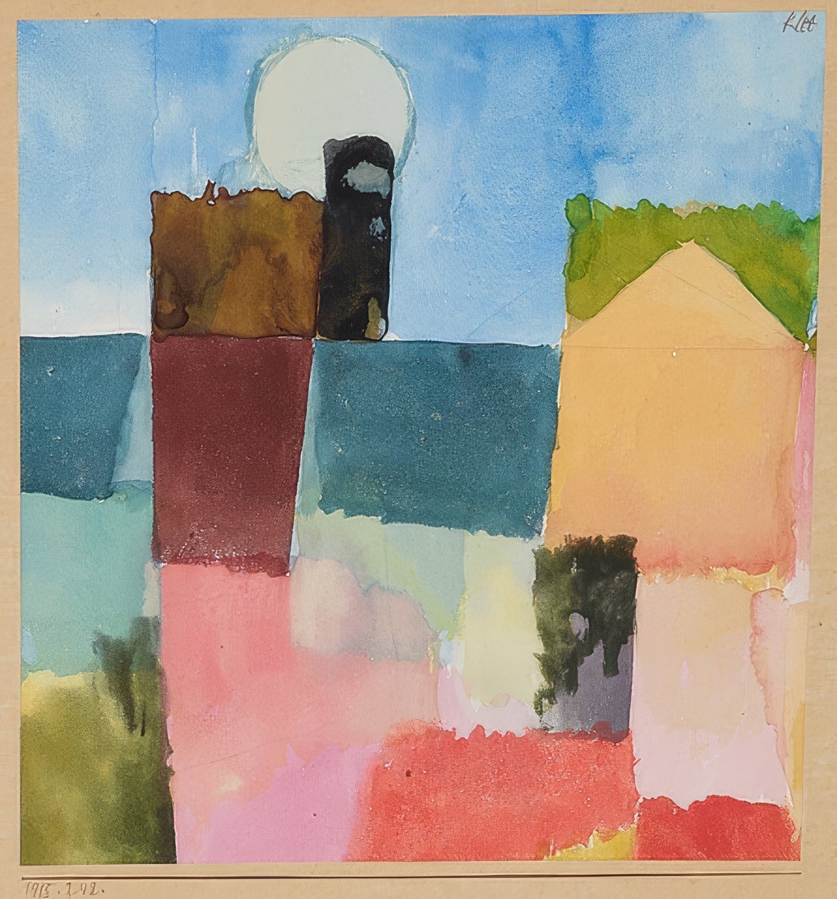 Ayın Doğuşu (St. Germain). 1915/242 by Paul Klee