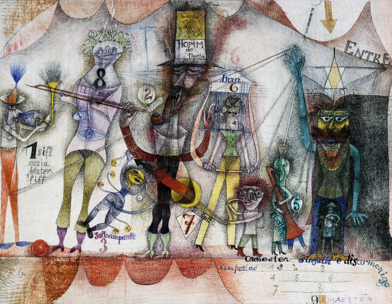 Fuarda müzik by Paul Klee