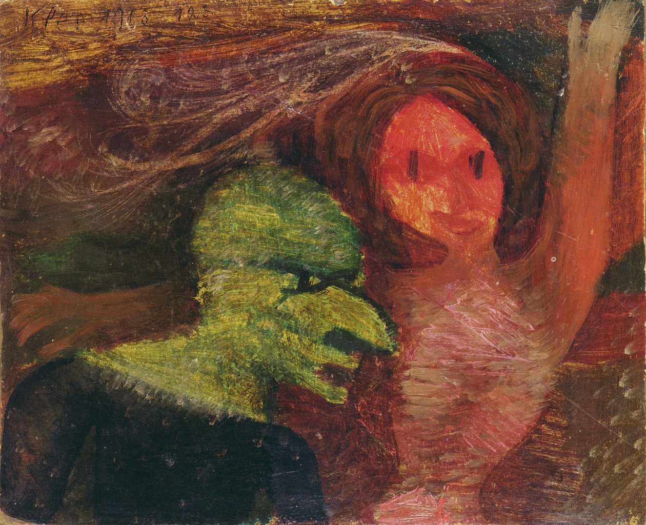Yaşlı ve genç by Paul Klee