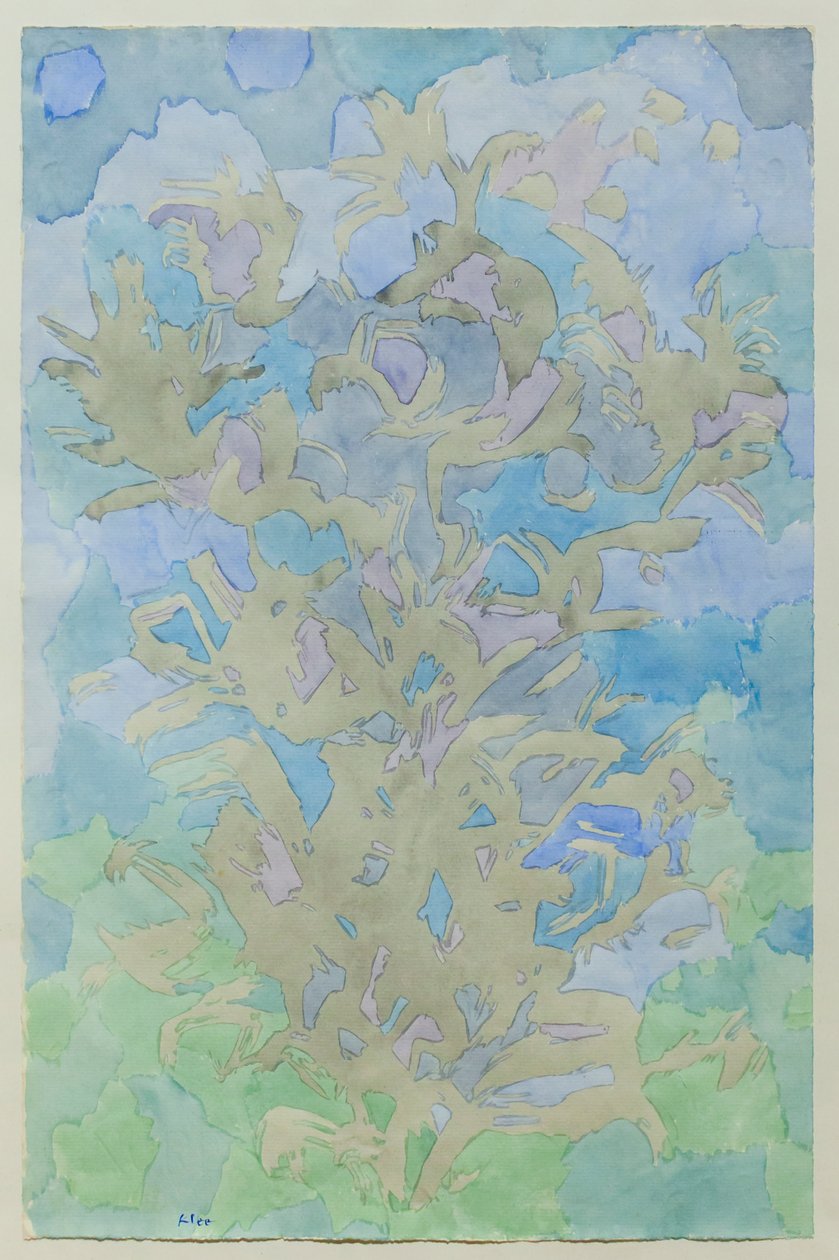Zeytin ağacı (Ölbaum) by Paul Klee