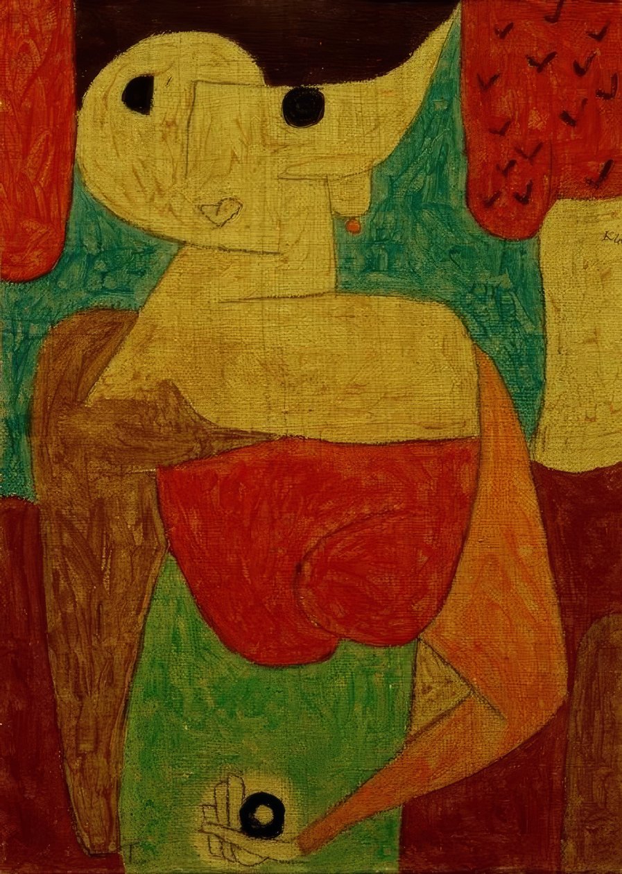Omfalo merkezli ders by Paul Klee