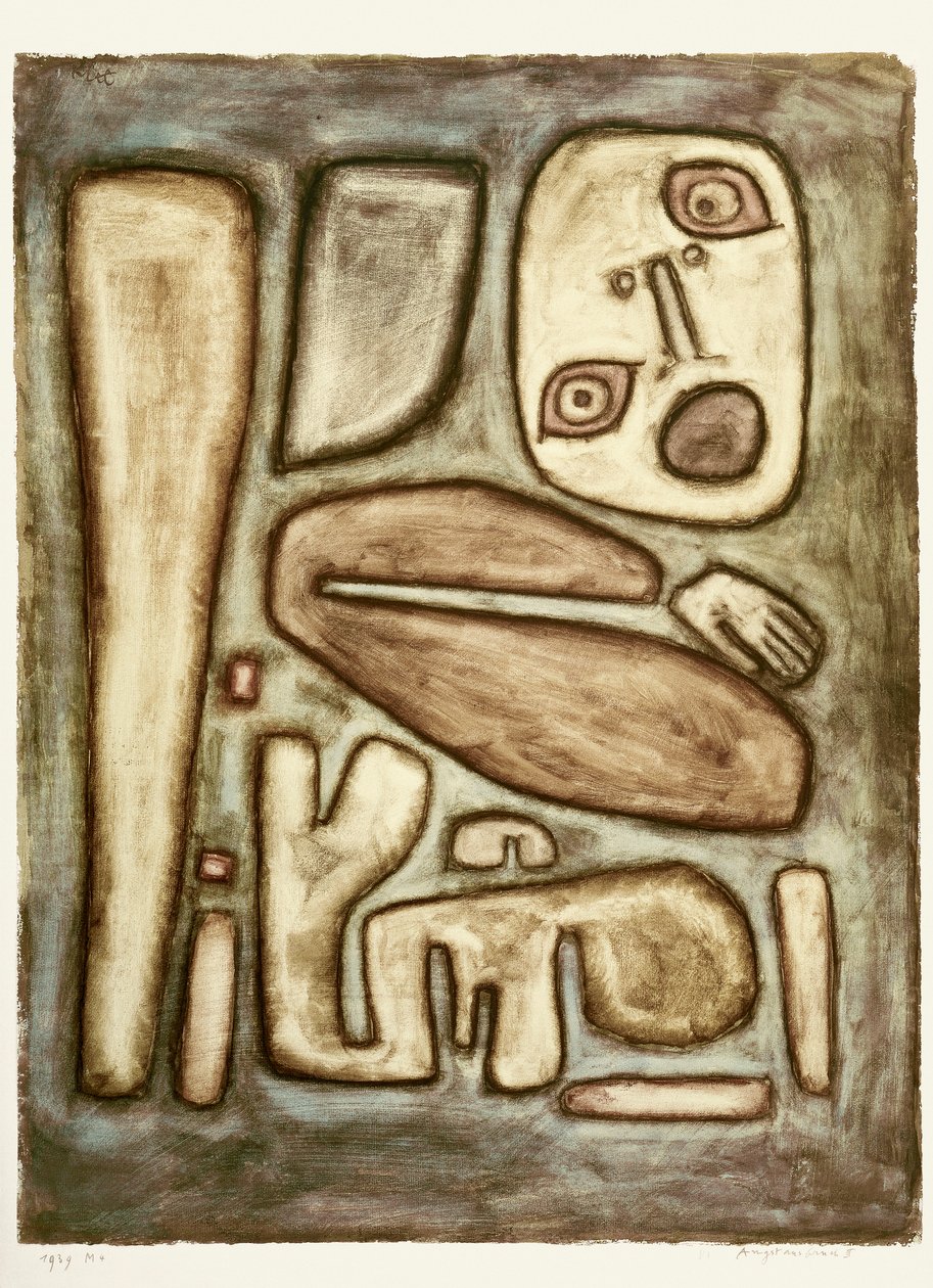 Korku Salgını III, 1939. by Paul Klee