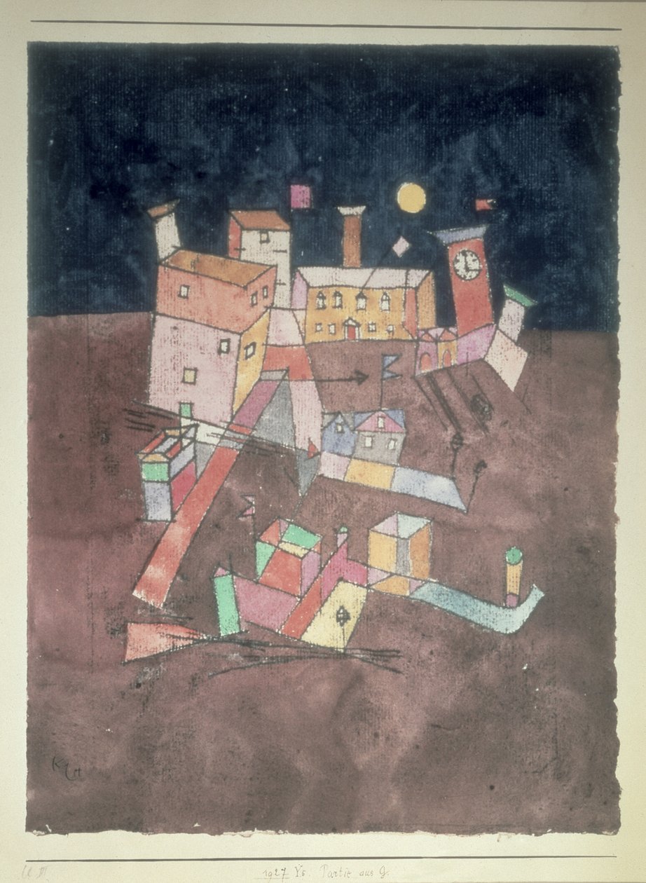 G'nin bir parçası by Paul Klee