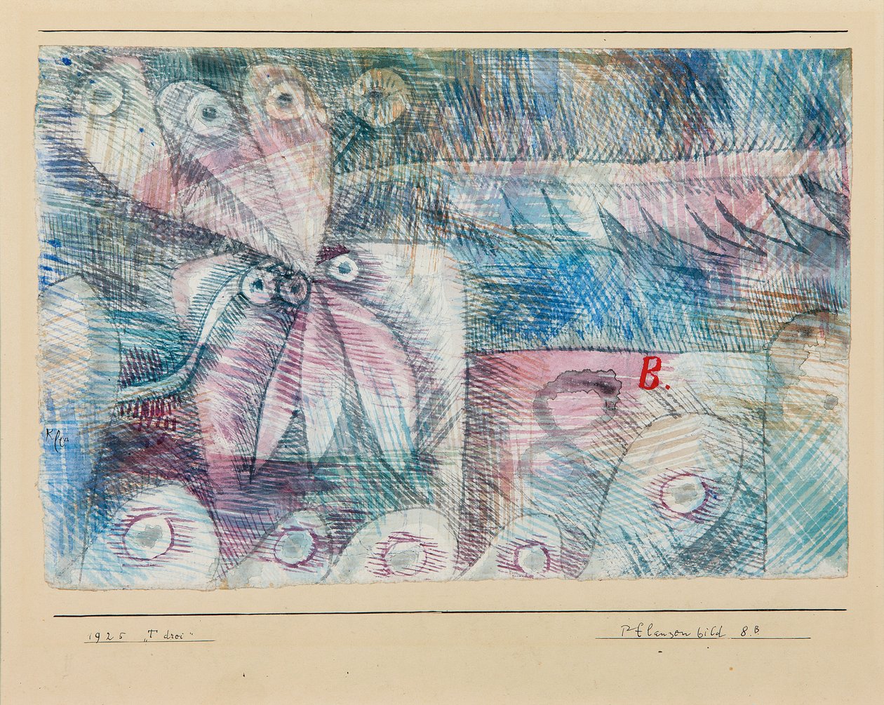 Bitkiler Şekil 8.b by Paul Klee