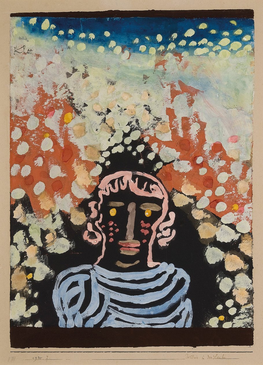 Arbor'daki Portre by Paul Klee