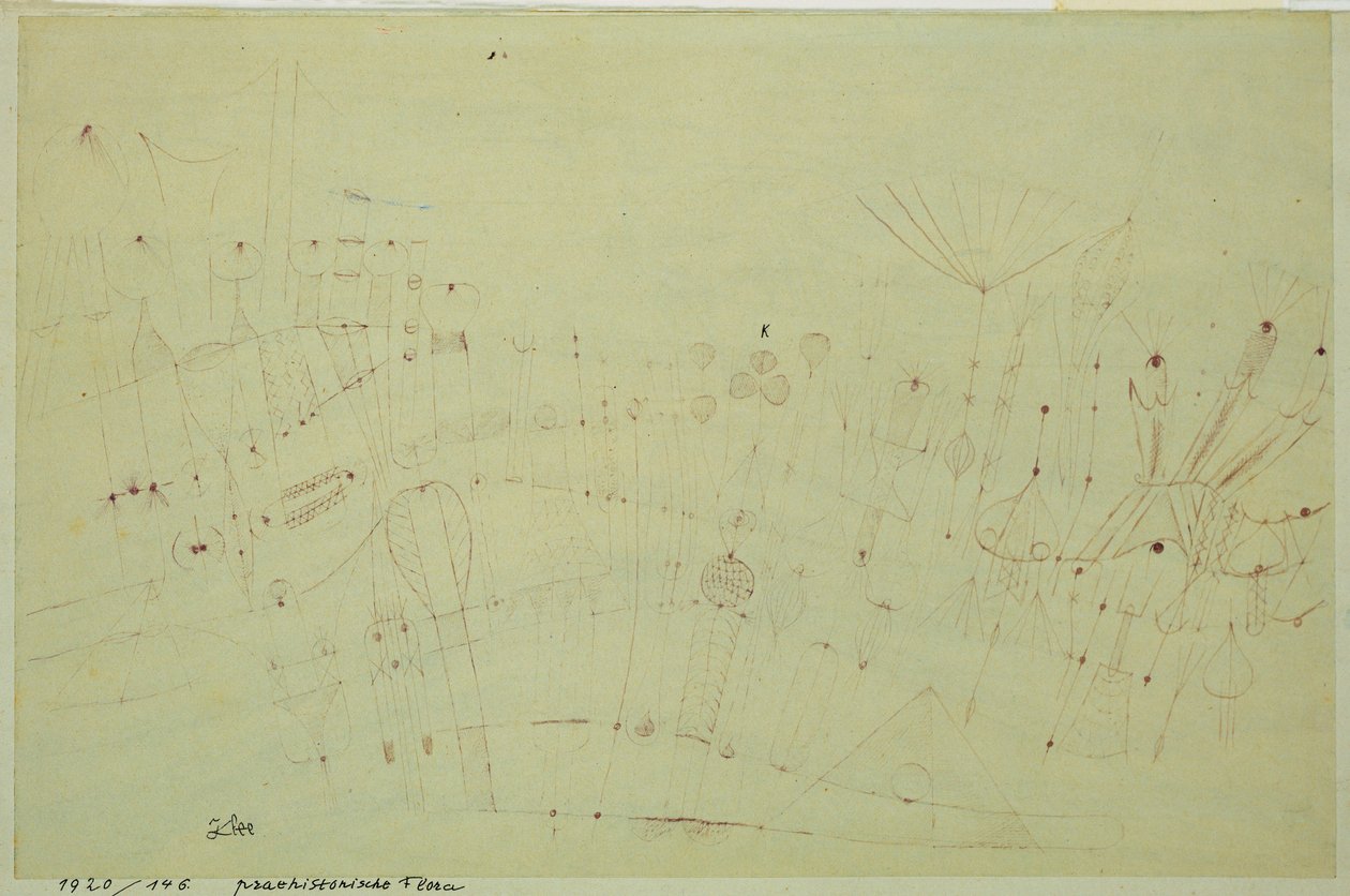 Tarih Öncesi Bitki Örtüsü by Paul Klee