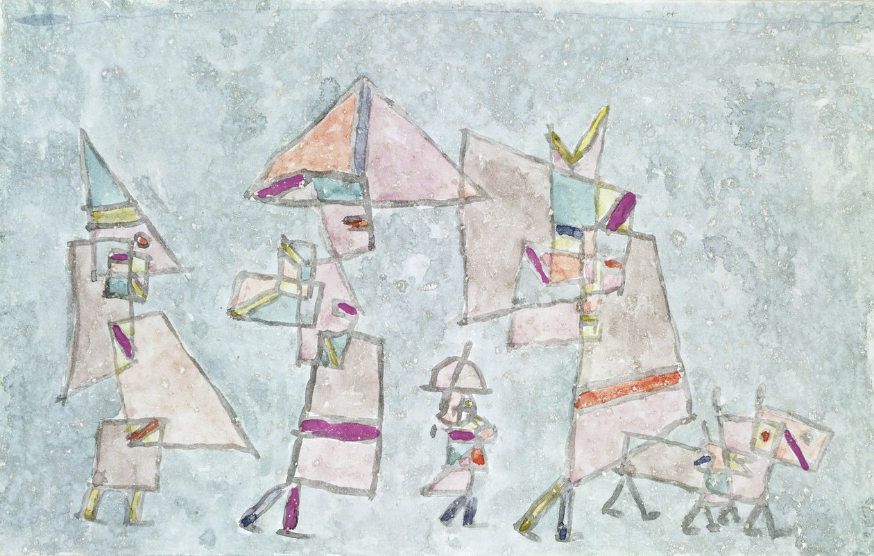 Doğu'da Gezinti Yeri by Paul Klee