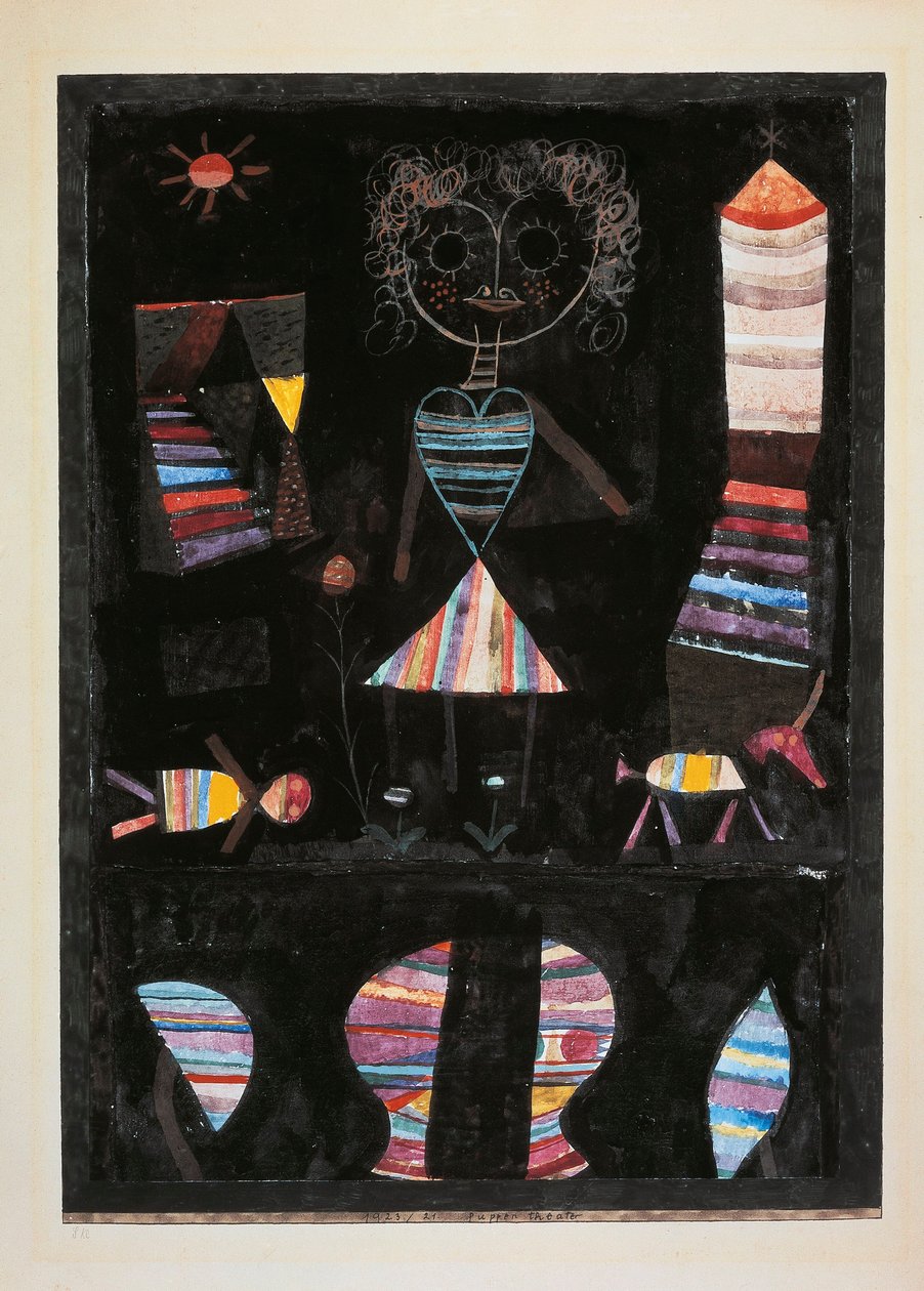 Kukla Tiyatrosu (Kukla Tiyatrosu) by Paul Klee