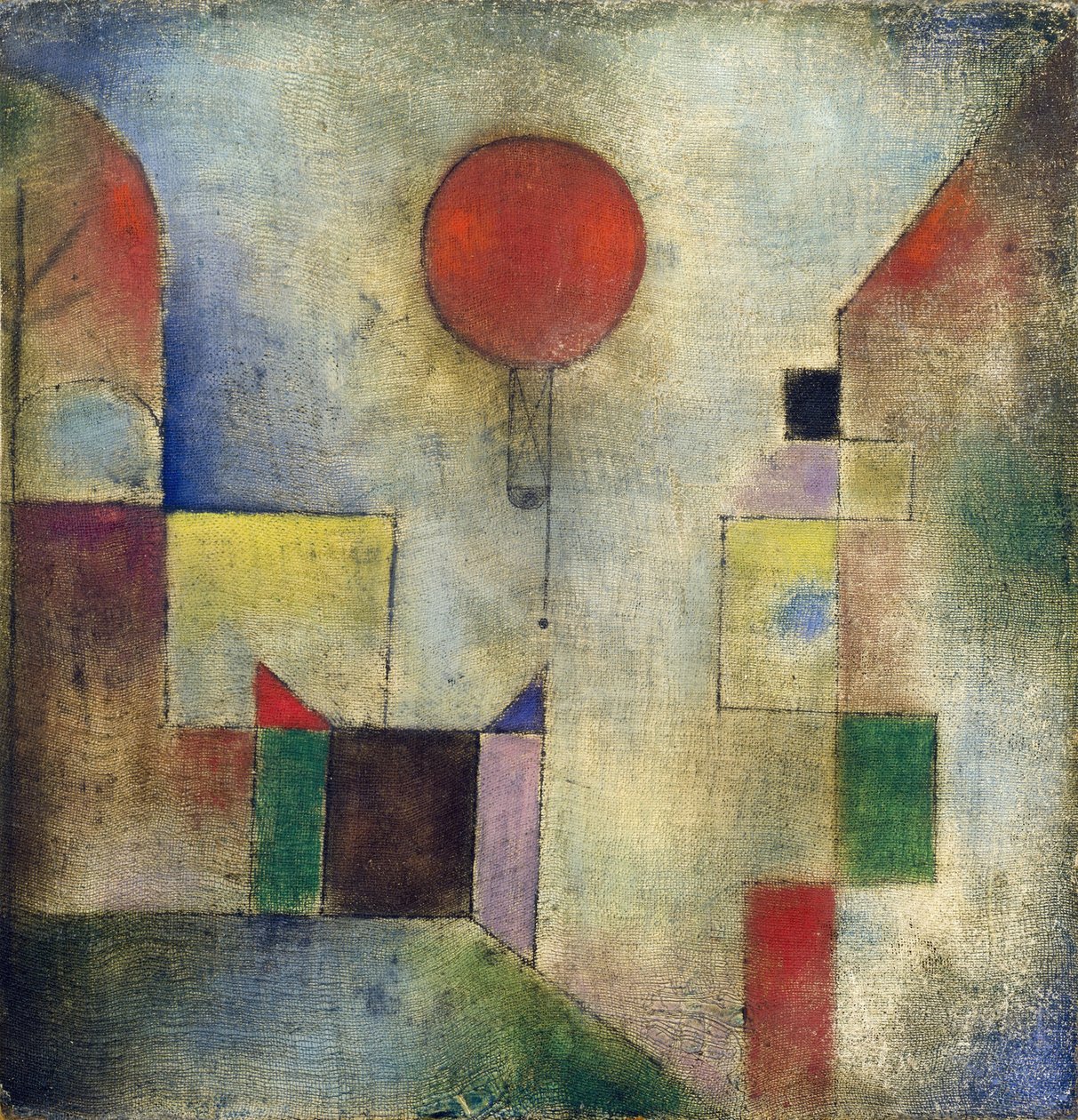 Kırmızı Balon, 1922. by Paul Klee