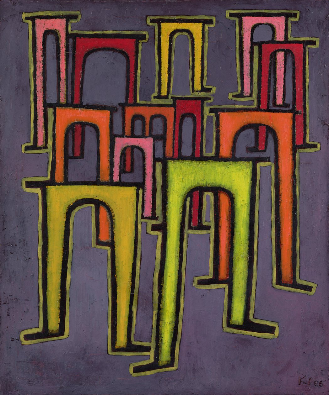Viyadük Devrimi by Paul Klee