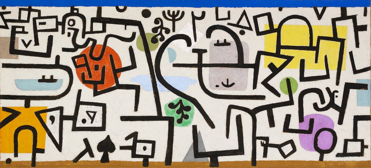 Bir Yolculuğun Zengin Liman Resmi, 1938. by Paul Klee