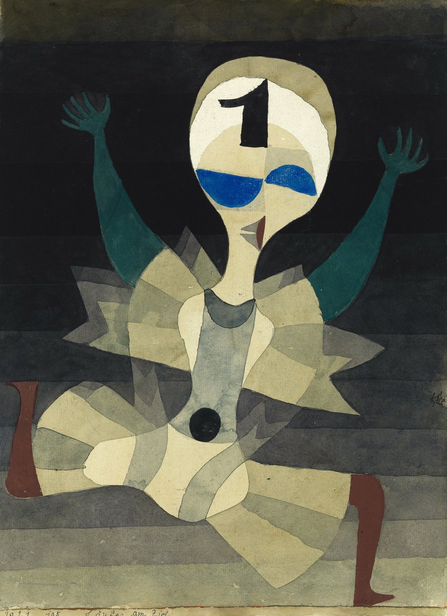 Gol Koşucusu, 1921. by Paul Klee