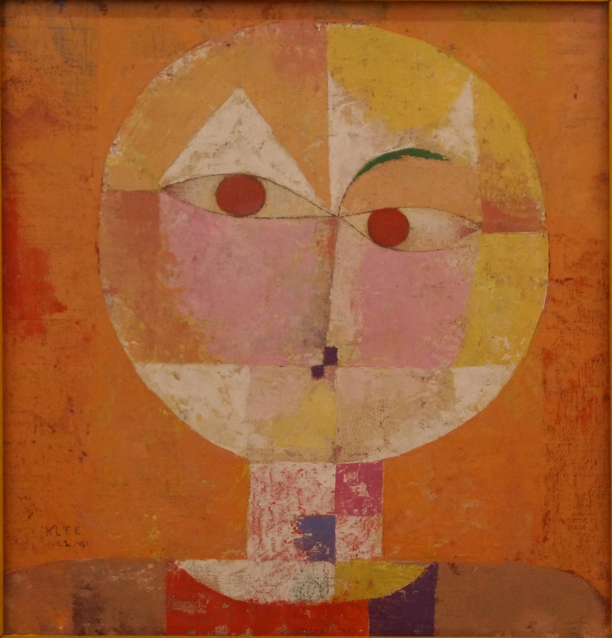 Senecio Baldgreis. by Paul Klee