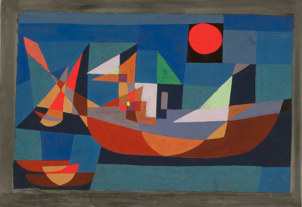 Duran Gemiler, 1927. by Paul Klee