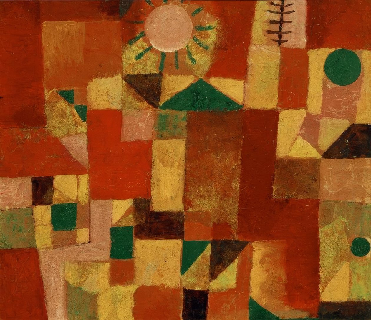 güneş altın by Paul Klee