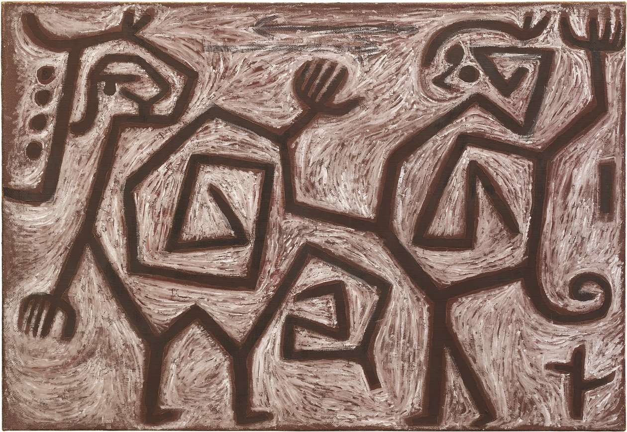 Squabble Düeti, 1938. by Paul Klee