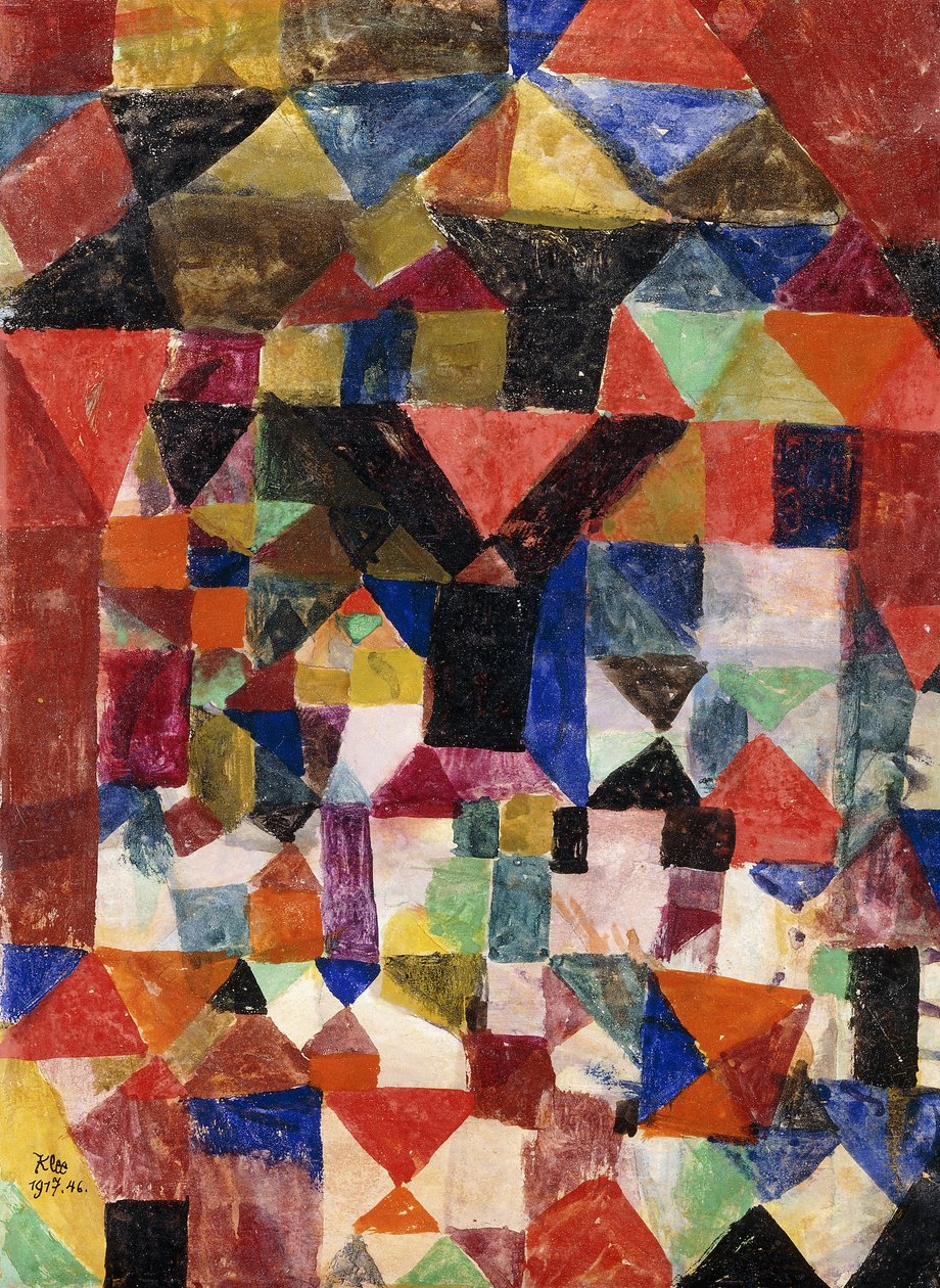 Şehir Benzeri Bina; Şehir benzeri inşaat by Paul Klee