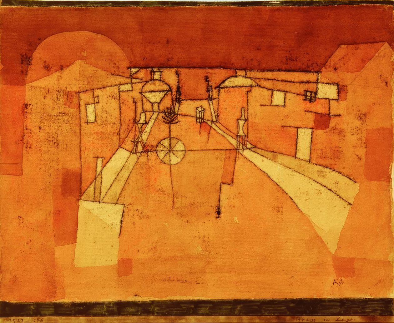 Depodaki sokak by Paul Klee