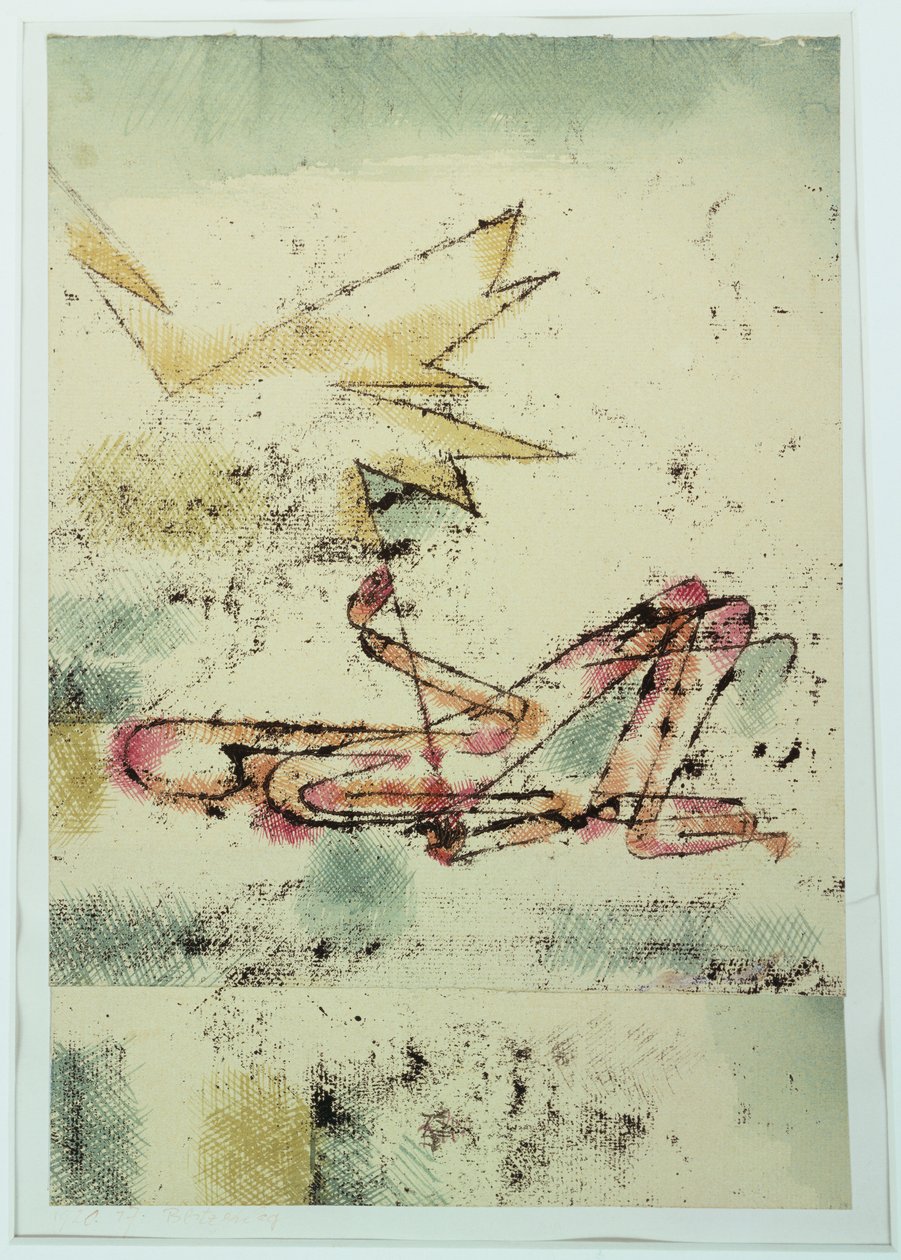 Yıldırım çarpması by Paul Klee