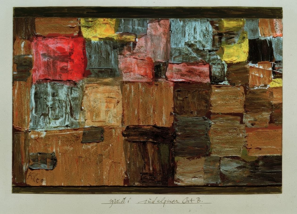 Güney Alp kasabası B. by Paul Klee