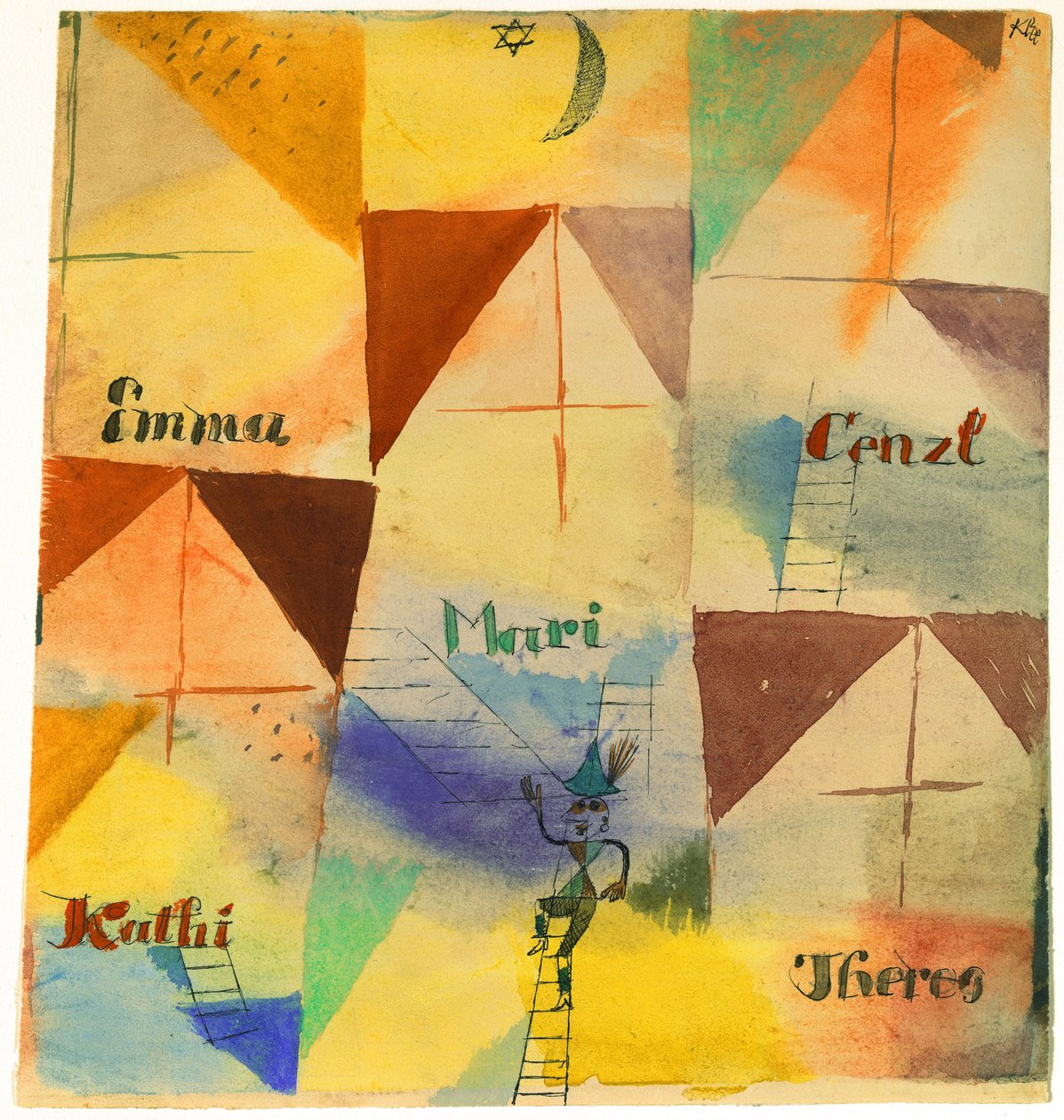 Bavyera Don Giovanni, 1919. by Paul Klee
