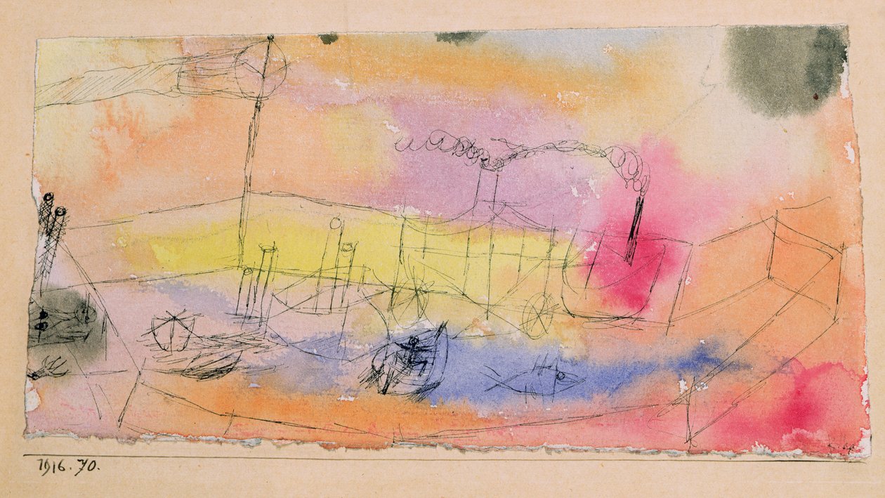 Limandaki Balık by Paul Klee