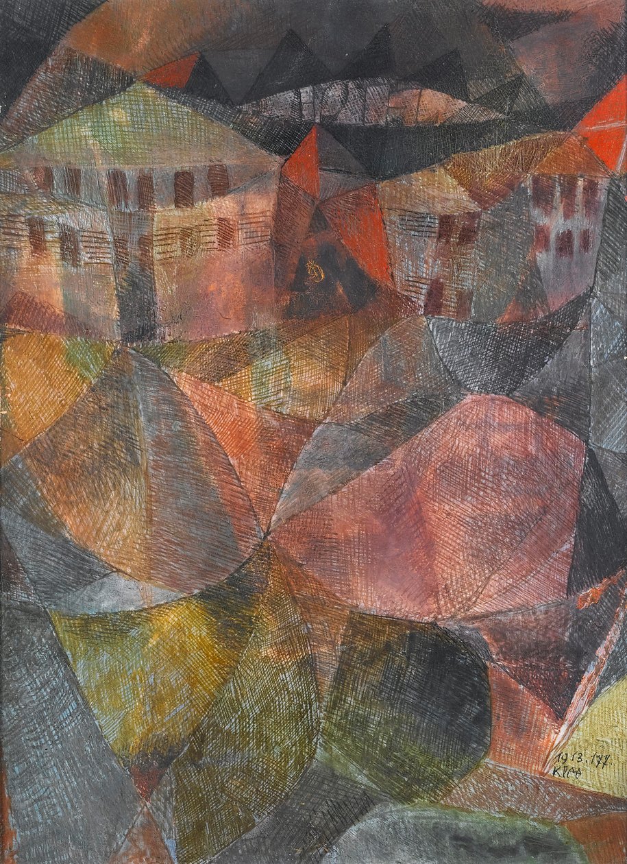 Otel, 1913. by Paul Klee