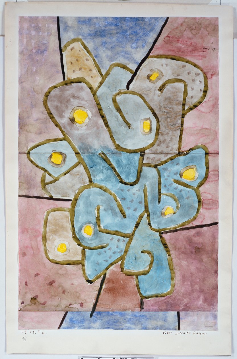 limon ağacı by Paul Klee