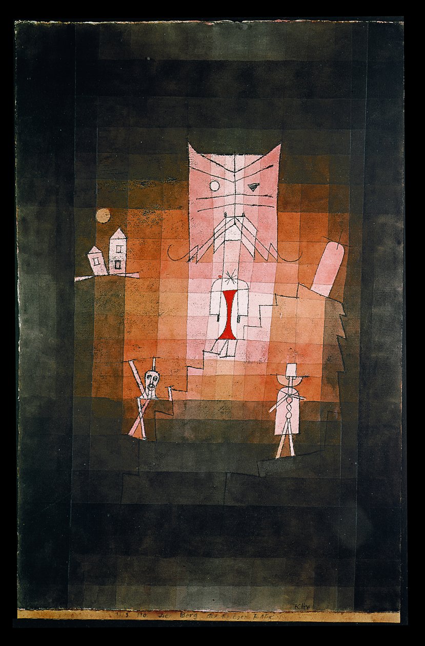 Kutsal Kedi Dağı by Paul Klee