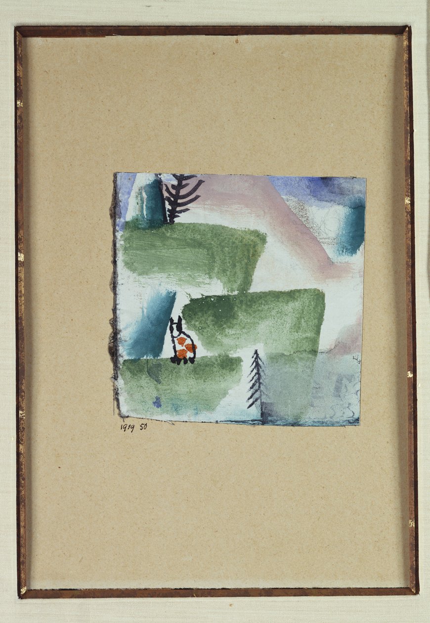 Bir Tom Kedinin Bölgesi by Paul Klee
