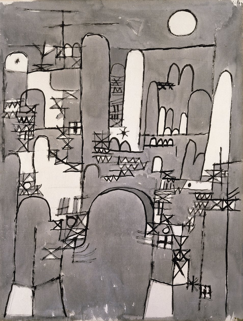 Kule; Da Tor by Paul Klee