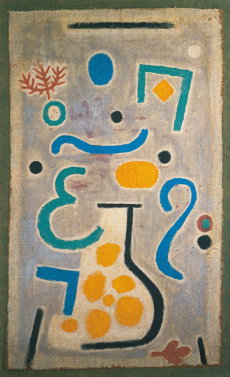 Vazo, 1938. by Paul Klee