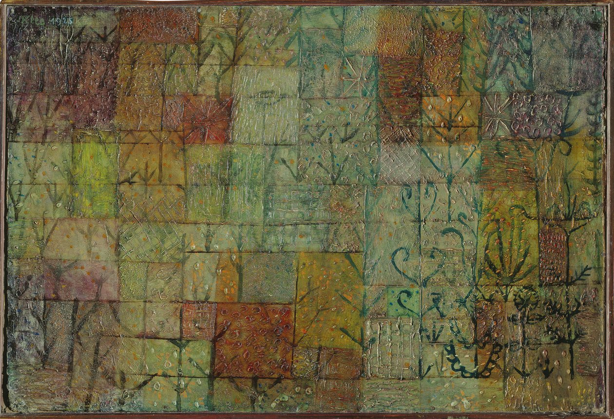 Sebze Bahçesi, 1925. by Paul Klee