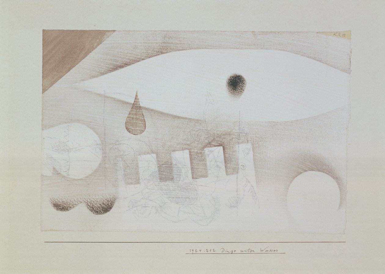Su altındaki şeyler by Paul Klee