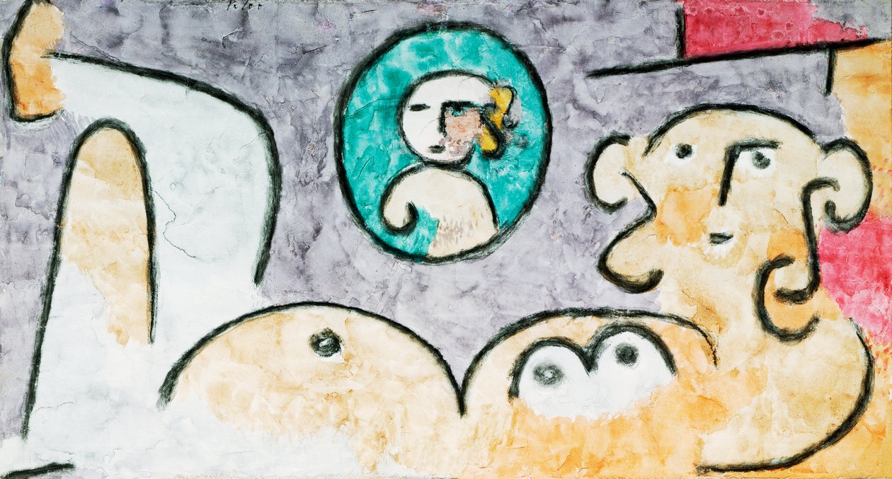 yavruları düşünmek by Paul Klee